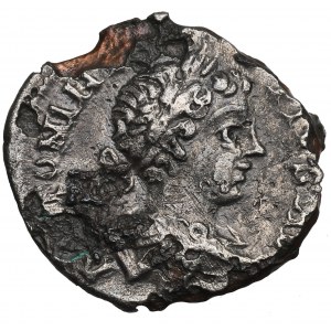 Römisches Reich, Caracalla, Denarius subaeratus
