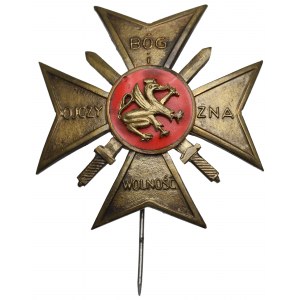 II RP, insigne d'or pour services rendus à l'Association des insurgés et des guerriers du D.O.K. VIII