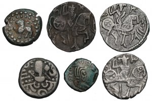 Satz antiker Münzen