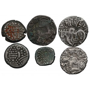 Satz antiker Münzen