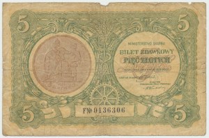 II RP, 5 zloty 1925 F