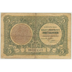 II RP, 5 zloty 1925 F