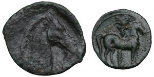 Zugitana, Carthage, lot of Ae