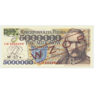 5 millions 1995 - MODÈLE - CM 0000000 -.