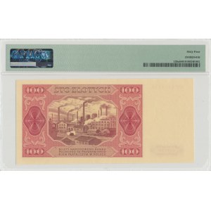 PRL, 100 zloty 1948 DM - PMG 64