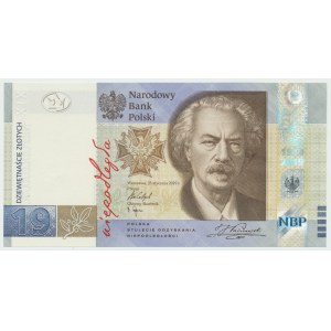 PWPW, 19 złotych 2019 - Paderewski