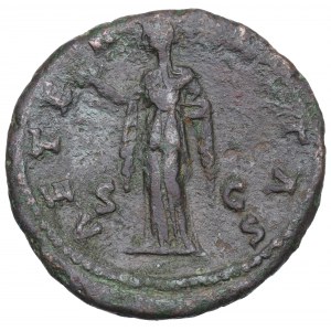 Roman Empire, Faustina Maior, Sestertius