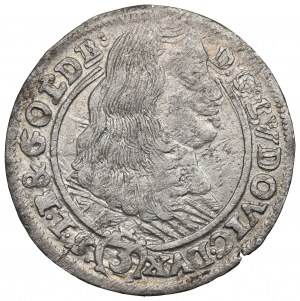 Silésie, Duché de Legnicko-Brzesko-Wołowskie, Ludwik Legnicki, 3 krajcary 1661, Legnica