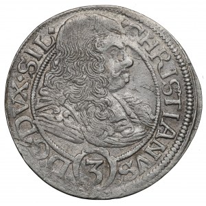 Sliezsko, vojvodstvo Legnicko-Brzesko-Wołowskie, 3 krajcary 1669, Brzeg - WOLAV
