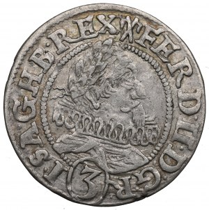 La Silésie sous la domination des Habsbourg, Ferdinand II, 3 krajcara 1628 HR, Wrocław