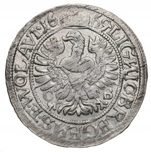 Sliezsko, vojvodstvo Legnicko-Brzesko-Wołowskie, 3 krajcary 1669, Brzeg - nepopísané