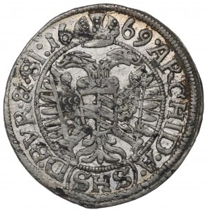 Śląsk pod panowaniem Habsburgów, Leopold I, 3 krajcary 1669, Wrocław