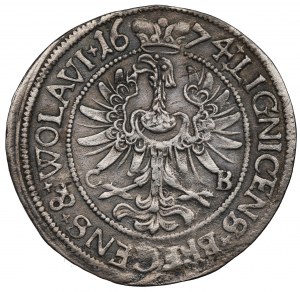 Slezsko, knížectví legnicko-brzesko-wołowskie, Jerzy Wilhelm, 3 krajcary 1674, Brzeg