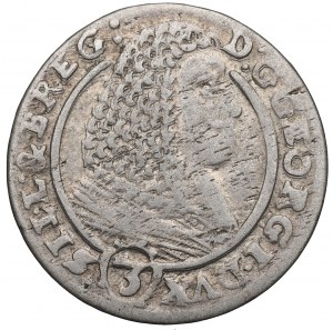 Schlesien, Herzogtum Legnicko-Brzeskie, Jerzy, 3 krajcary 1660, Brzeg