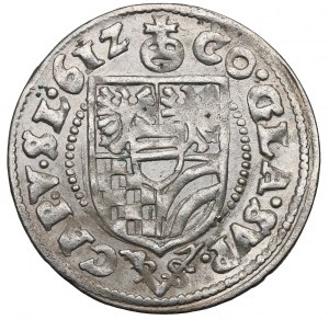 Slezsko, Ziębicko-Oleśnické knížectví, Karol, 3 krajcary 1612, Olesnica