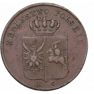 Révolte de novembre, 3 pennies 1831 - pattes d'aigle droites