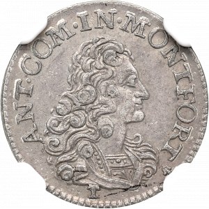 Germania, Montfort, 1 krajcar 1732 - NGC AU58