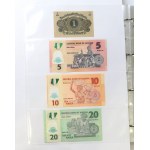 A cluster of world banknotes in issue condition (317 copies).