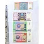 A cluster of world banknotes in issue condition (317 copies).