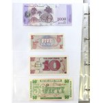 A cluster of world banknotes in issue condition (317 copies).