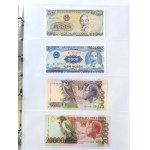 Ein Bündel von Weltbanknoten in Ausgabezustand (317 Exemplare)