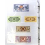 A cluster of world banknotes in issue condition (317 copies).