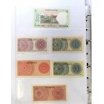 A cluster of world banknotes in issue condition (317 copies).