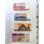 A cluster of world banknotes in issue condition (317 copies).