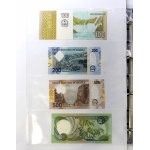 Ein Bündel von Weltbanknoten in Ausgabezustand (317 Exemplare)