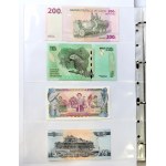 A cluster of world banknotes in issue condition (317 copies).