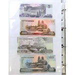 Ein Bündel von Weltbanknoten in Ausgabezustand (317 Exemplare)