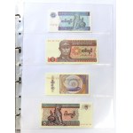 Ein Bündel von Weltbanknoten in Ausgabezustand (317 Exemplare)