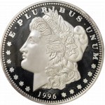 USA, Morganův dolar 1996 - Libra stříbra (499 g)