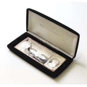 USA, Barretta da 1.000 dollari d'argento - Libbra d'argento (498 kg)
