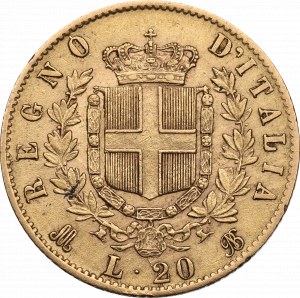 Włochy, 20 lirów 1873