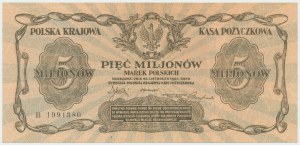 II RP, 5 mln marek polskich 1923 B