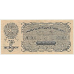 II RP, 5 millions de marks polonais 1923 B