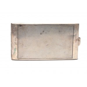 II RP, Cigarette case Krynica 1935 - silver