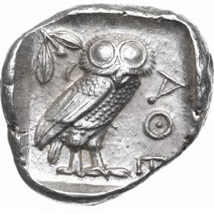 Grecia, Attica, Atene, Tetradracma 440-404 a.C. circa - Gufo