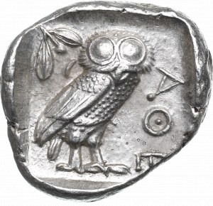 Grécko, Attika, Atény, Tetradrachma asi 440-404 pred n. l. - 