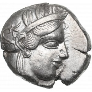 Řecko, Attika, Athény, Tetradrachma asi 440-404 př. n. l. - Sova