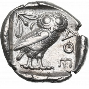 Grecia, Attica, Atene, Tetradracma c. 440-404 a.C. - Civetta