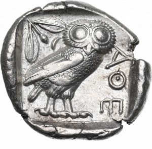 Řecko, Attika, Athény, Tetradrachma asi 440-404 př. n. l. - 