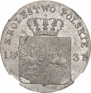 Powstanie Listopadowe, 10 groszy 1831 - NGC MS64