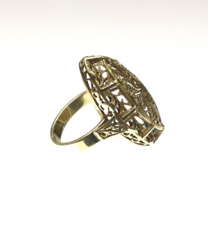 PRL, Warmet Warsaw author's ring - gold