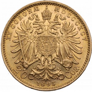 Rakousko, František Josef I., 20 korun 1895