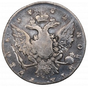 Rosja, Piotr III, Rubel 1762, Peterburg