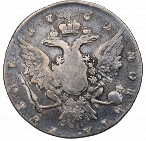 Russia, Pietro III, Rublo 1762, Pietroburgo