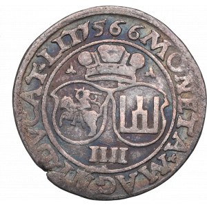 Sigismond II Auguste, quadruple 1566, Vilnius - L/LIT