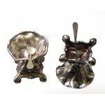 France, Pair of salt shakers with spoons